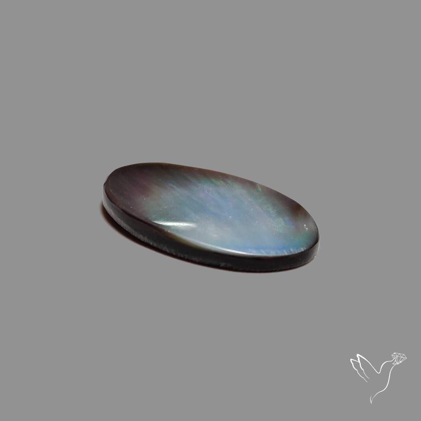 Black Mother Of Pearl Cabochon