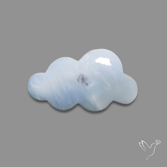 Blue Opal Cloud Carving