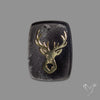 Gilded Reindeer inlay in Black Onyx
