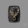 Gilded Reindeer inlay in Black Onyx