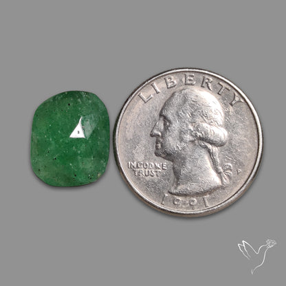Rose Cut Green Tanzurine