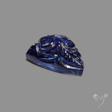 Blue Goldstone Mughal Carving
