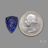Blue Goldstone Mughal Carving