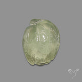 Prehnite Turtle Carving