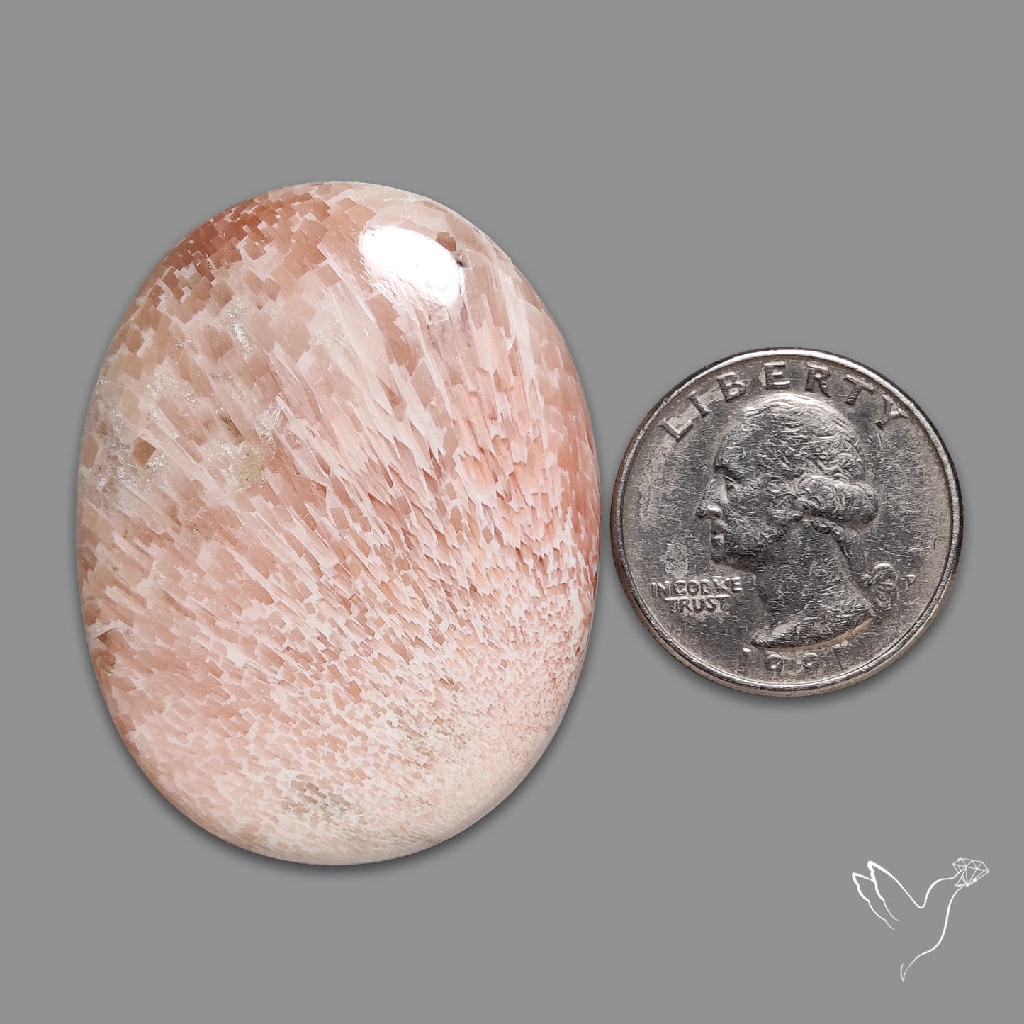 Pink Scolecite Cabochon