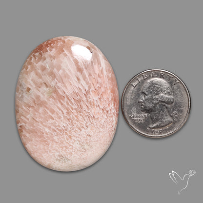 Pink Scolecite Cabochon