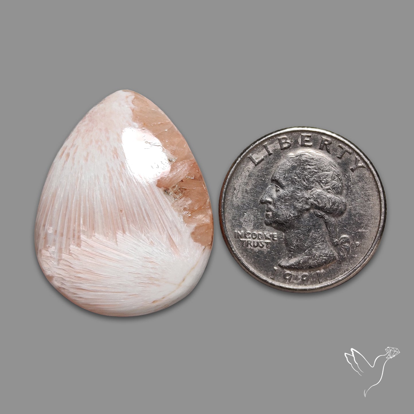 Pink Scolecite Cabochon