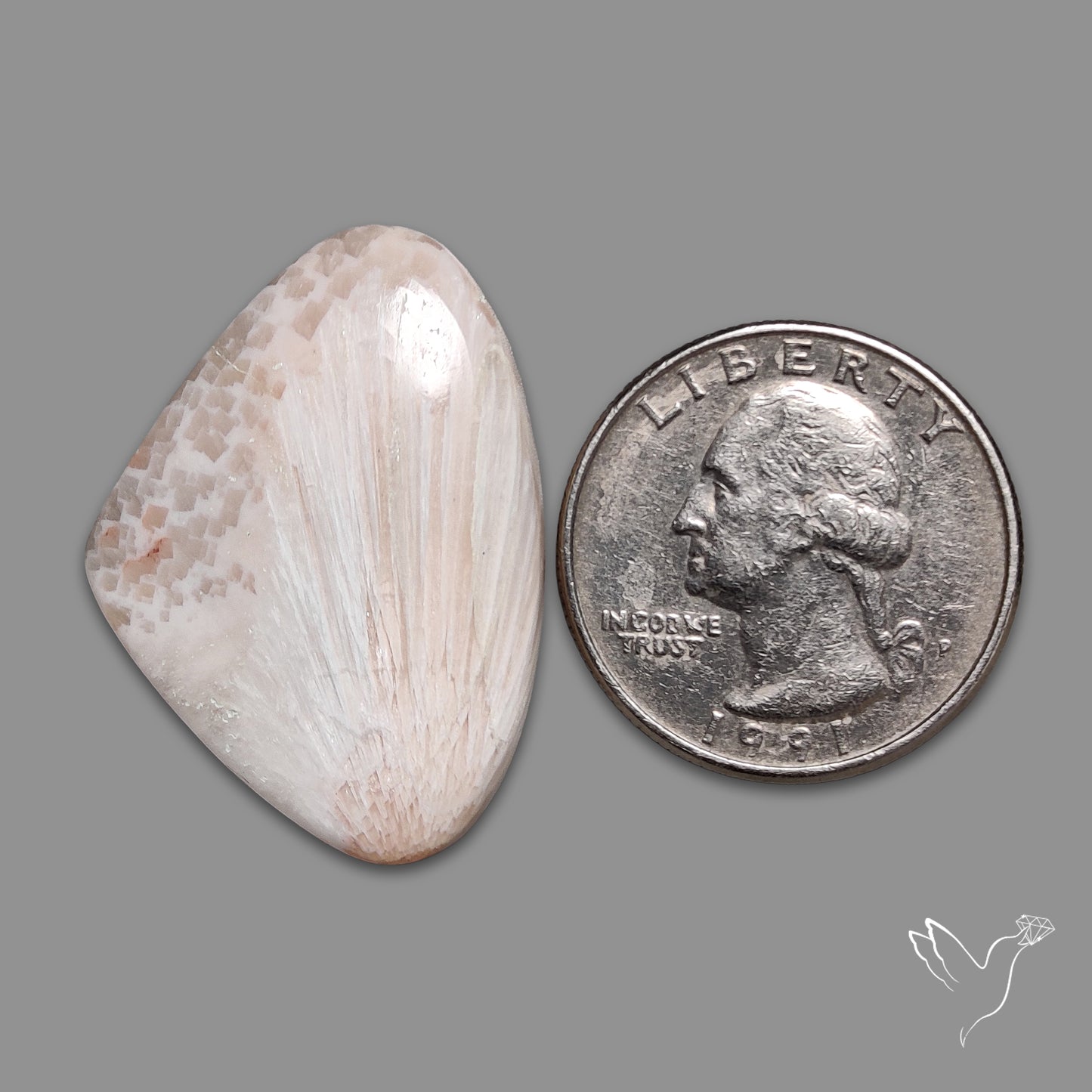 Pink Scolecite Cabochon