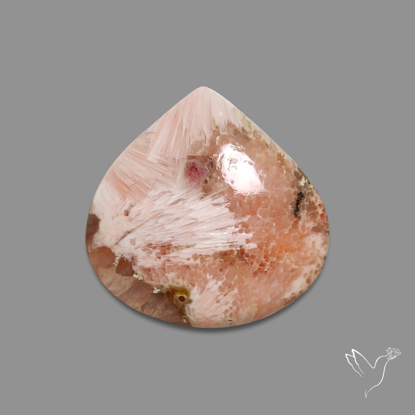Pink Scolecite Cabochon