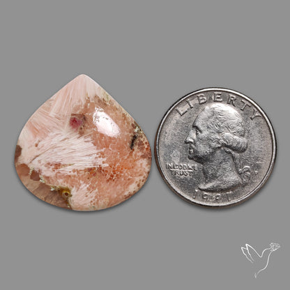 Pink Scolecite Cabochon