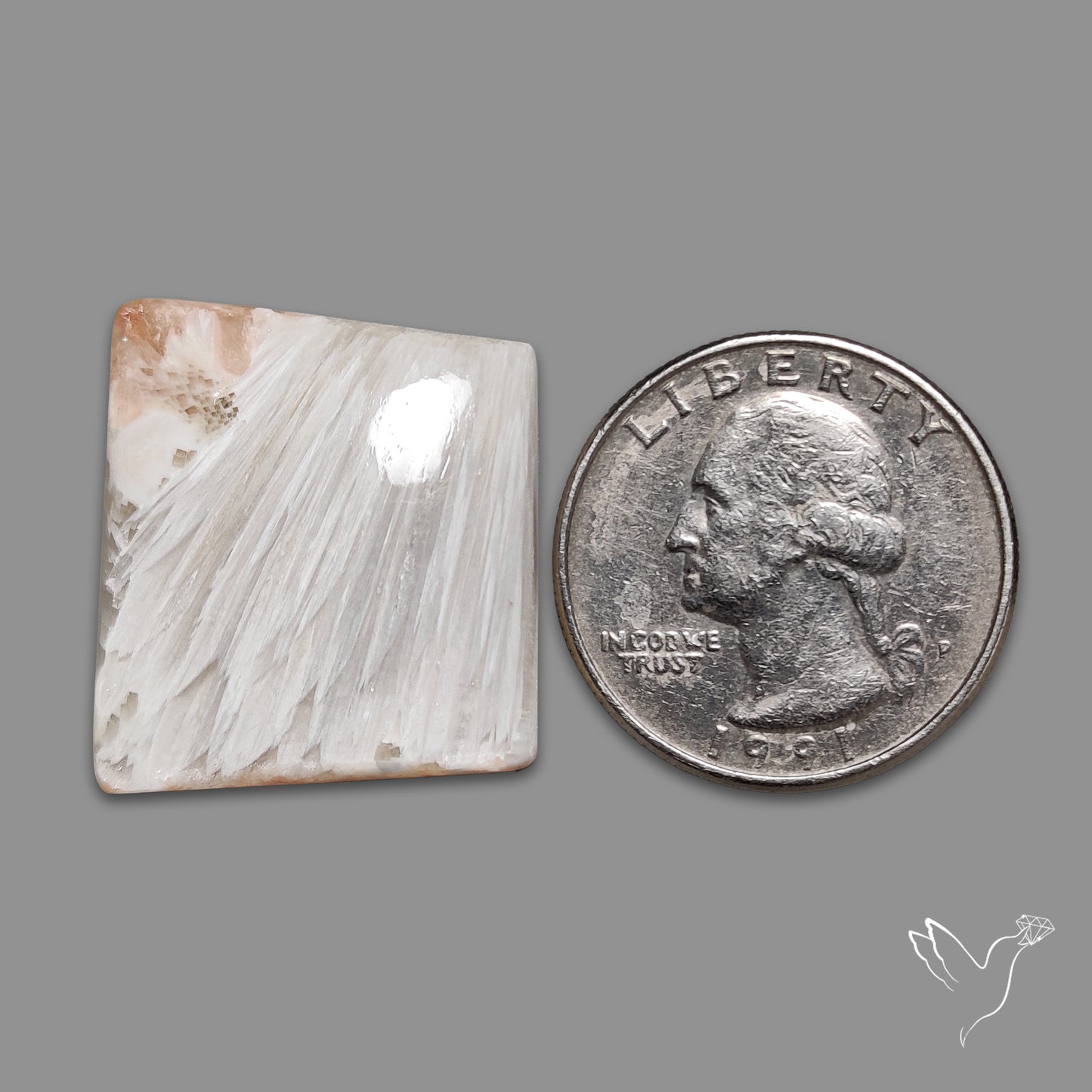 Pink Scolecite Cabochon