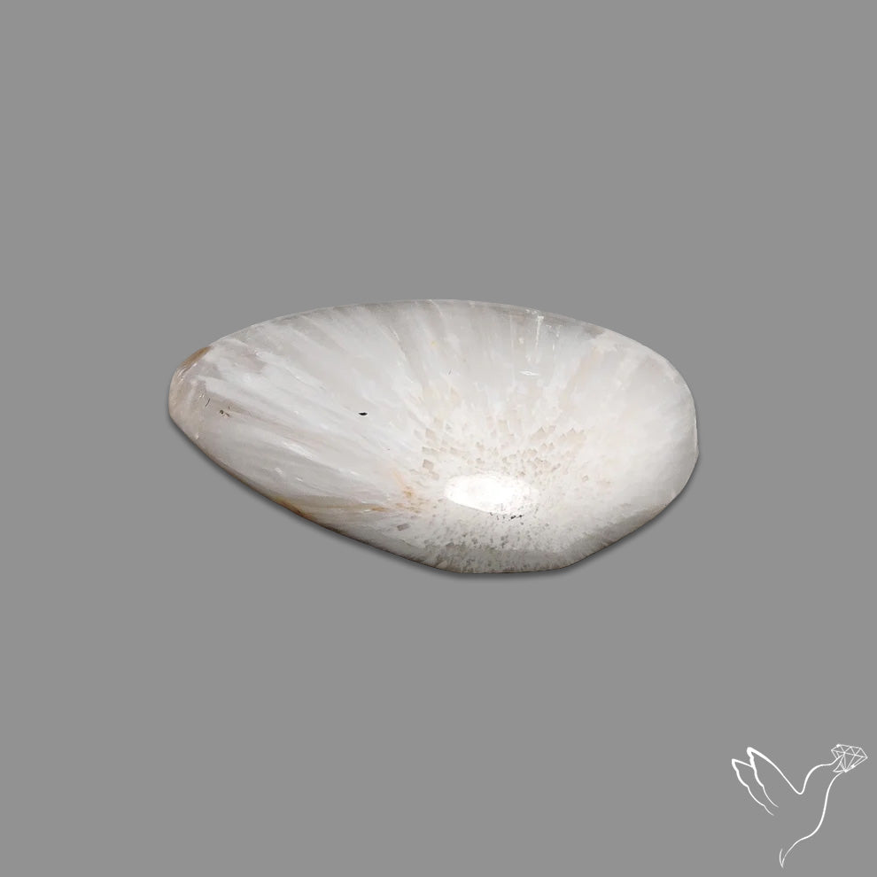 White Scolecite Cabochon