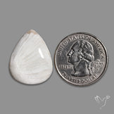 White Scolecite Cabochon