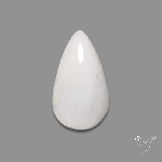 White Scolecite Cabochon