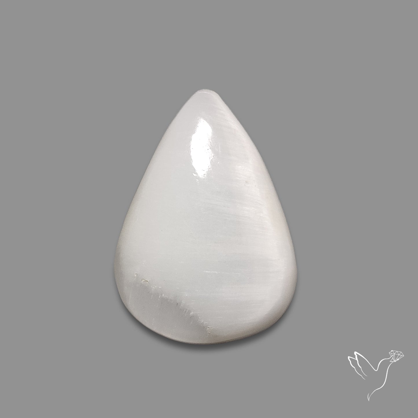 White Scolecite Cabochon