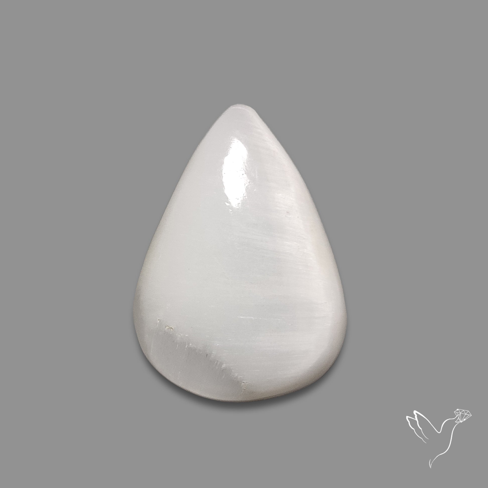 White Scolecite Cabochon