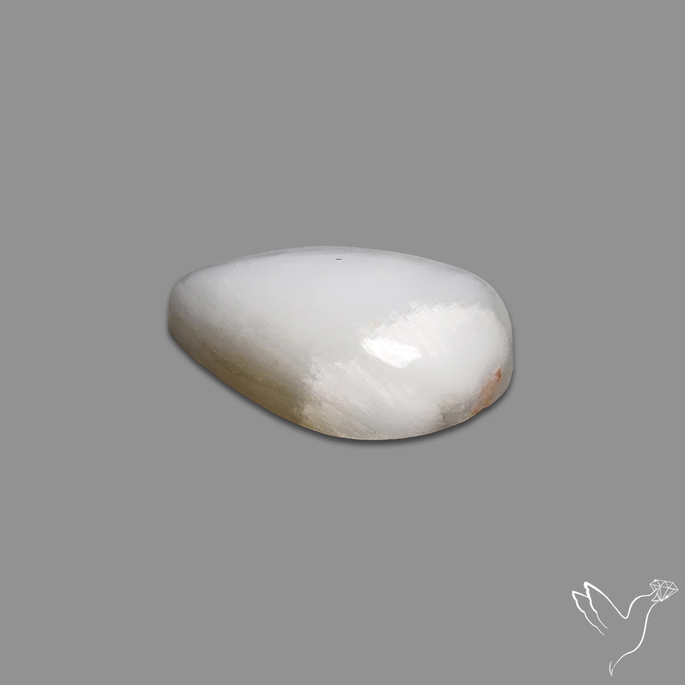 White Scolecite Cabochon