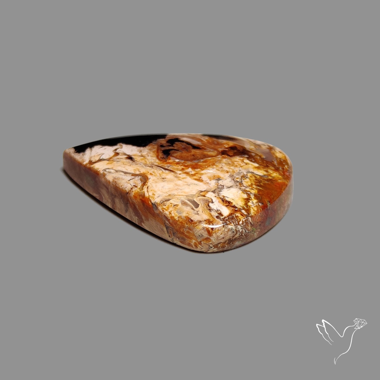 Indonesian Palmroot Agate Cabochon