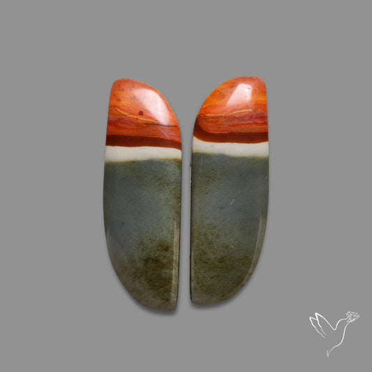 Polychrome Jaspers Pair