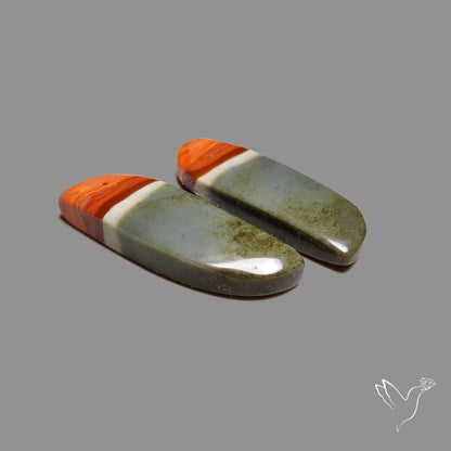 Polychrome Jaspers Pair