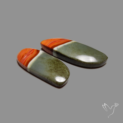 Polychrome Jaspers Pair