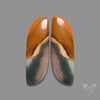 Polychrome Jaspers Pair