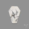 Howlite Coffin Carving