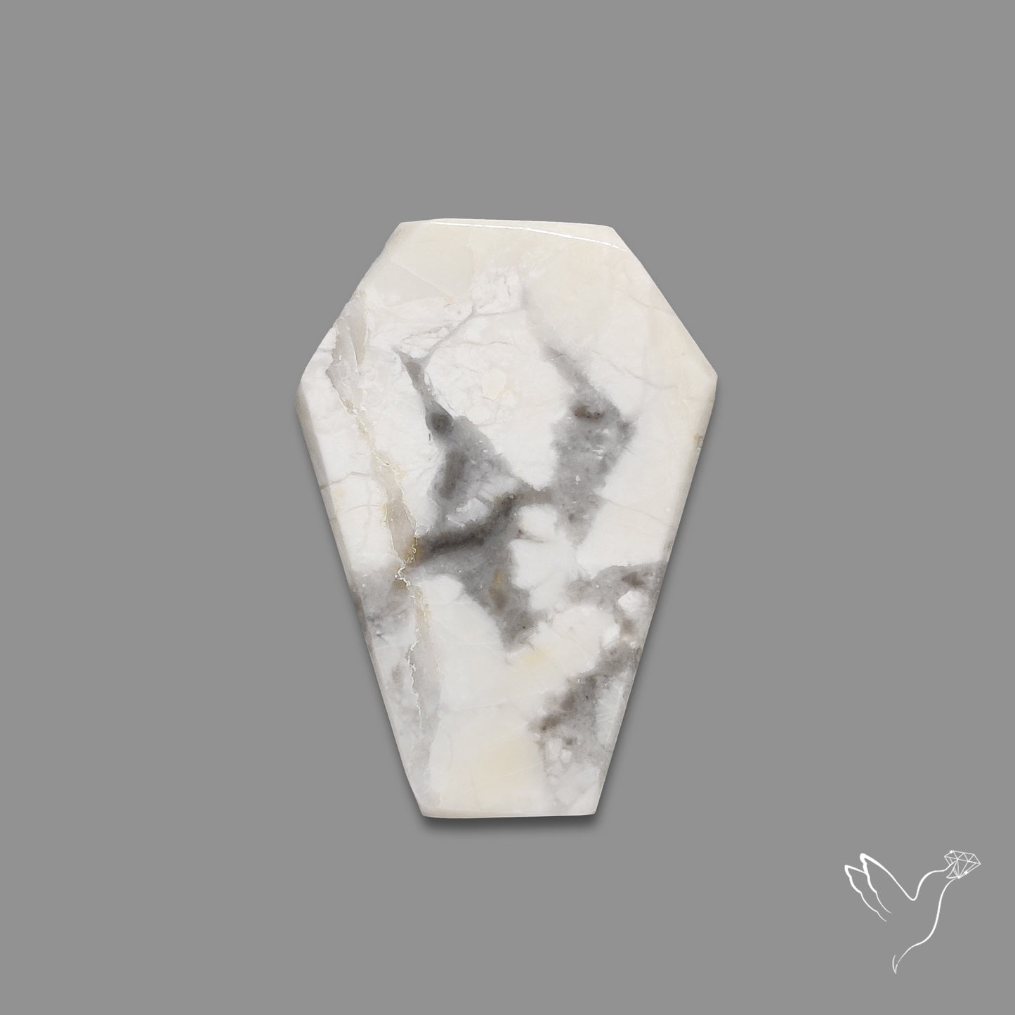 Howlite Coffin Carving