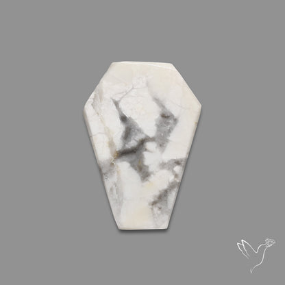 Howlite Coffin Carving