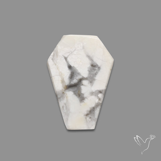 Howlite Coffin Carving