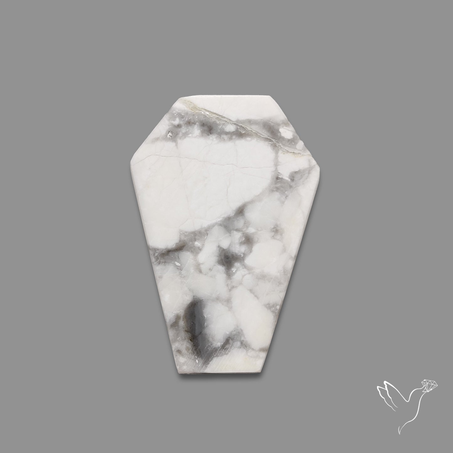 Howlite Coffin Carving