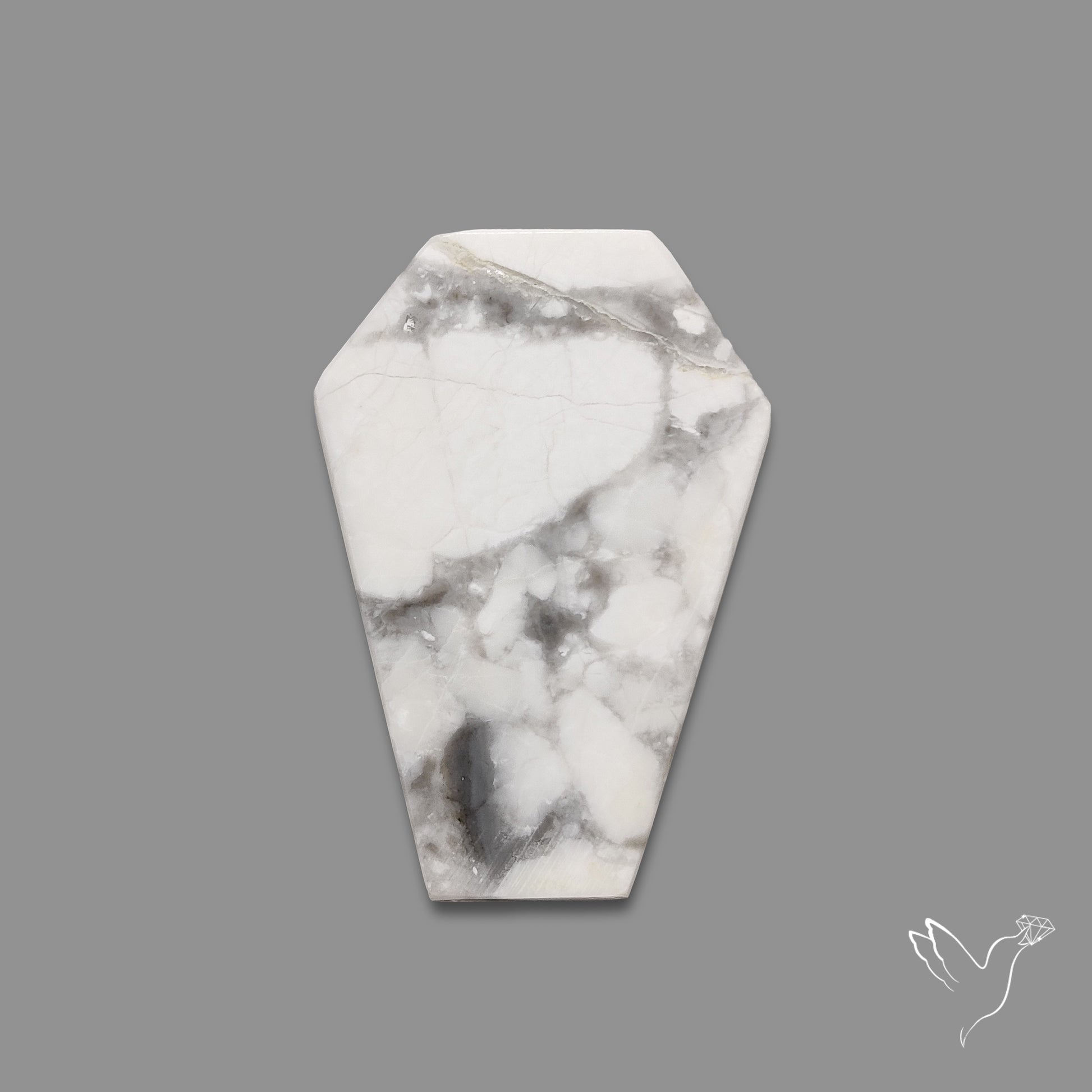 Howlite Coffin Carving