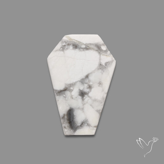 Howlite Coffin Carving