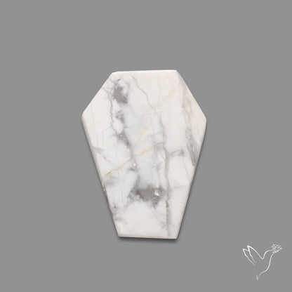 Howlite Coffin Carving
