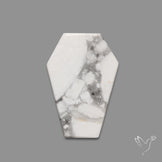 Howlite Coffin Carving