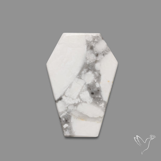 Howlite Coffin Carving