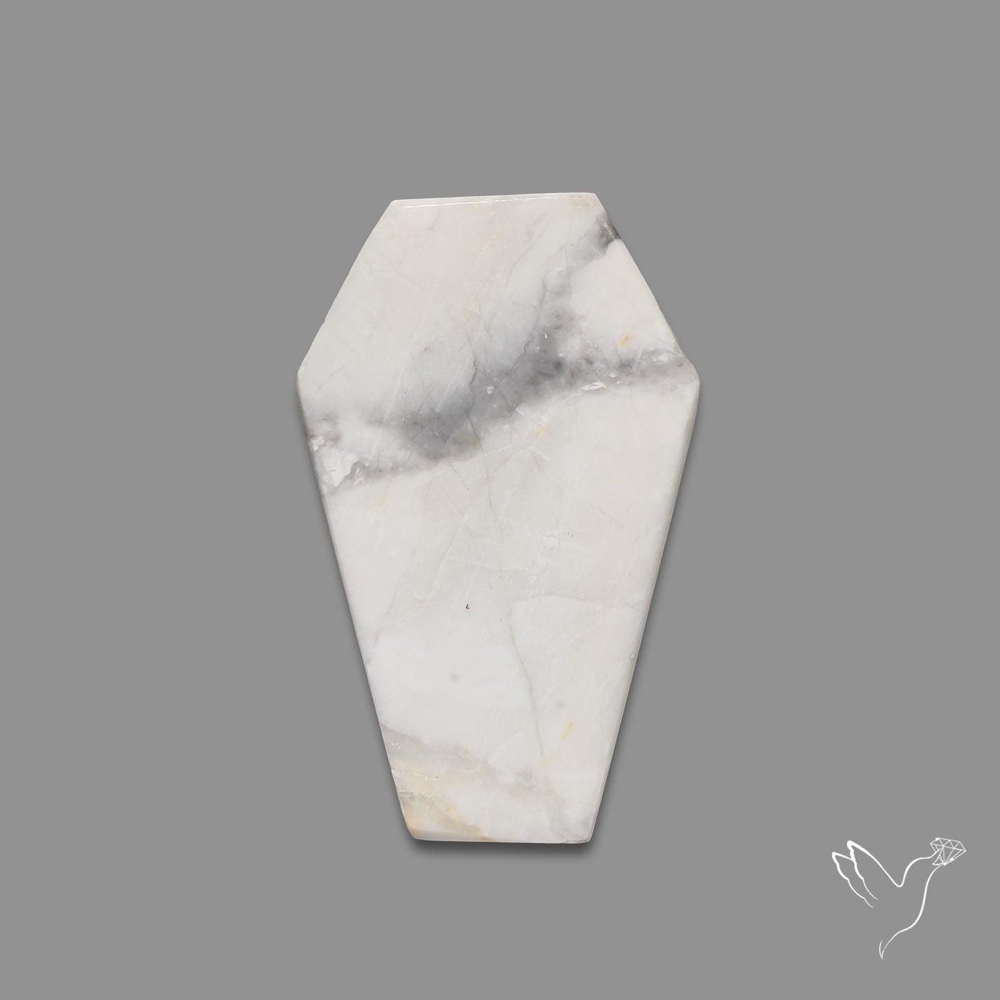 Howlite Coffin Carving