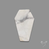 Howlite Coffin Carving