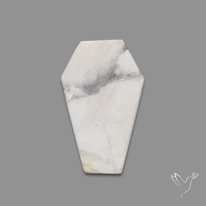 Howlite Coffin Carving