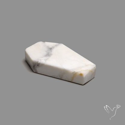 Howlite Coffin Carving