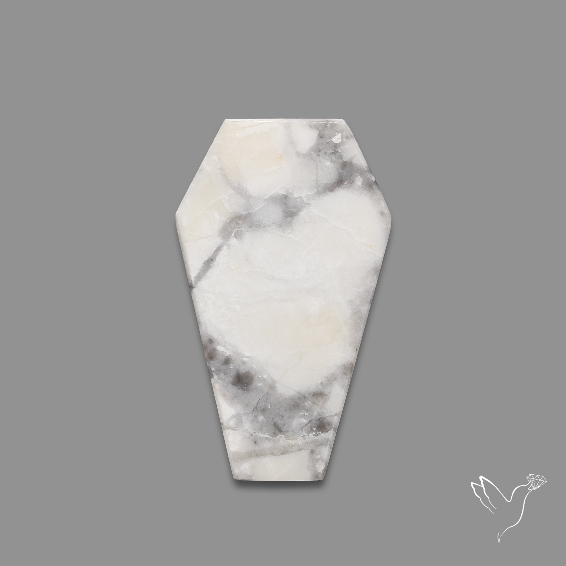 Howlite Coffin Carving