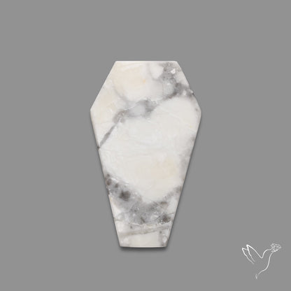 Howlite Coffin Carving