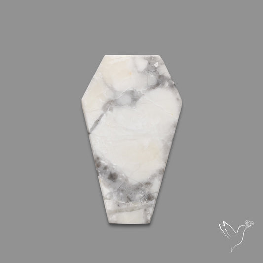 Howlite Coffin Carving