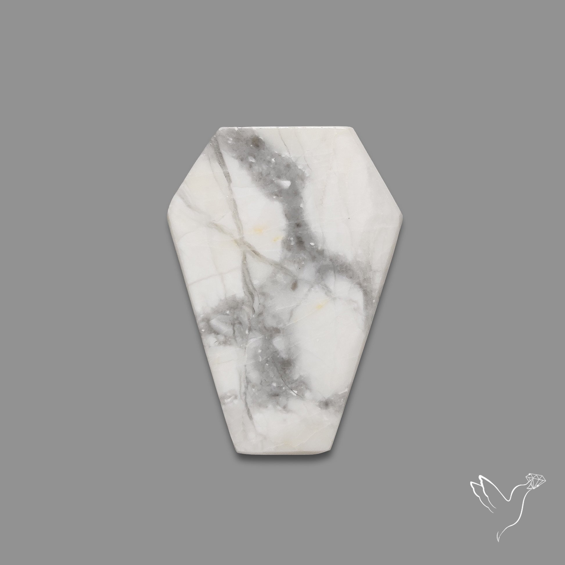 Howlite Coffin Carving