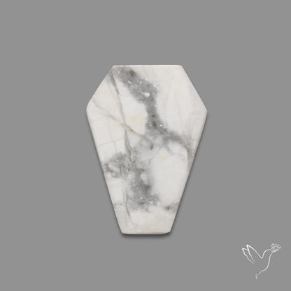 Howlite Coffin Carving