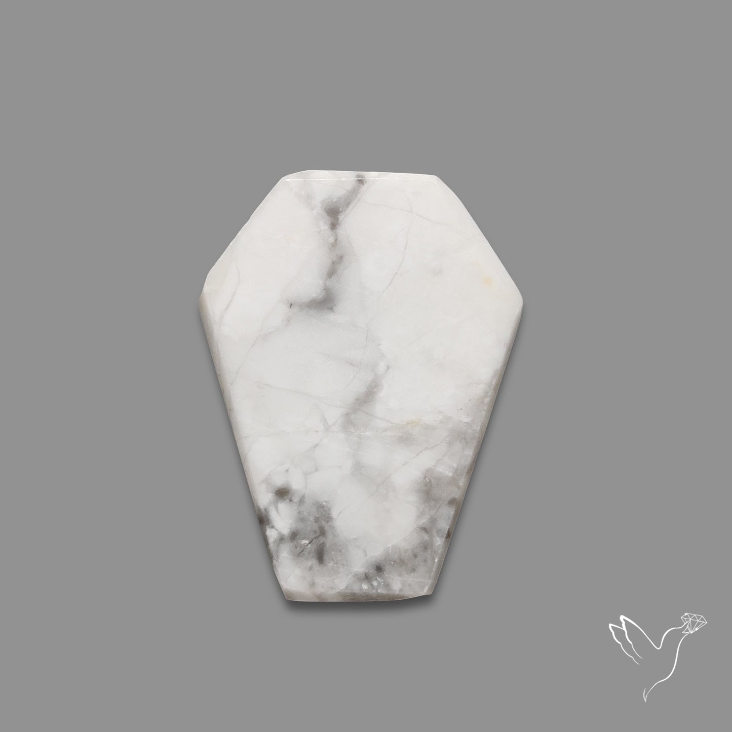 Howlite Coffin Carving