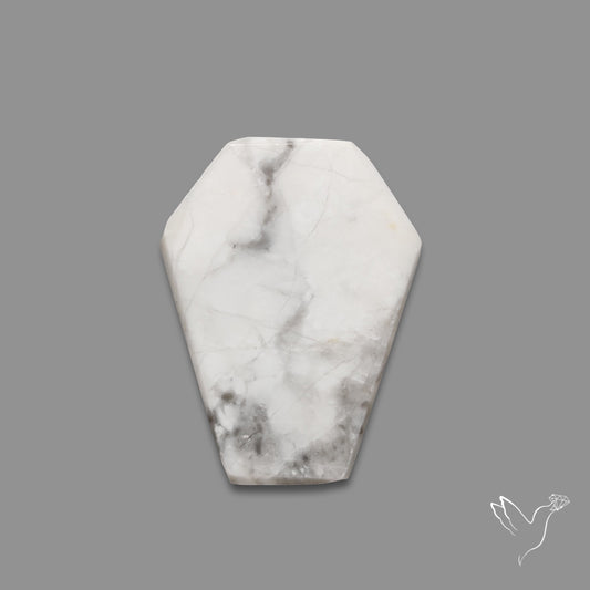 Howlite Coffin Carving