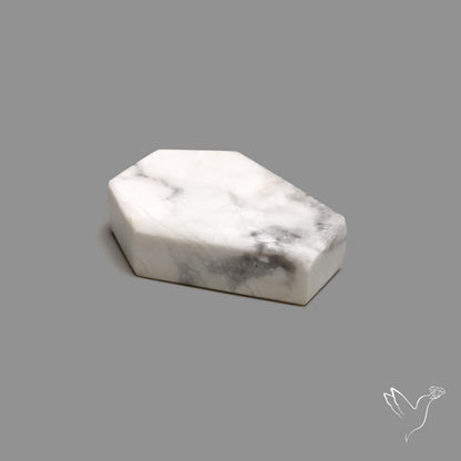 Howlite Coffin Carving