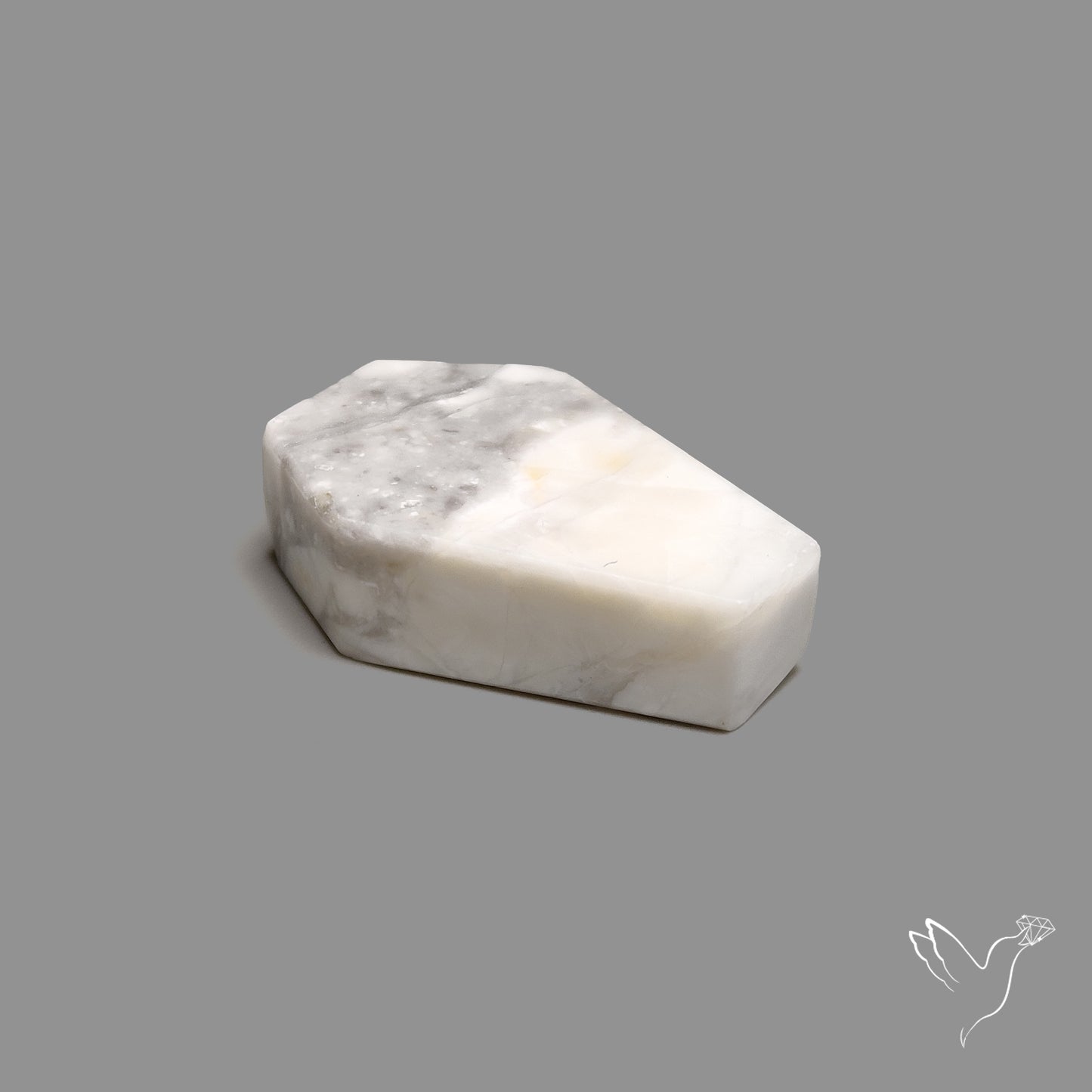 Howlite Coffin Carving