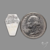Howlite Coffin Carving
